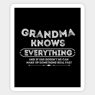 Funny saying Grandma birthday gift for women's, grandmother birthday day Sticker